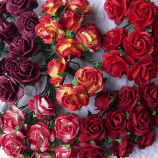 WOC 50 Red Tone Roses .625 in