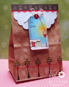 A Holiday Gift Tag & Bag with Lawn Fawn
