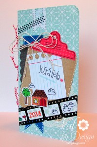 2014 Yearly Journal with Paper Smooches 