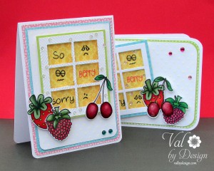 "So Sorry with Berries" - The Alley Way Stamps